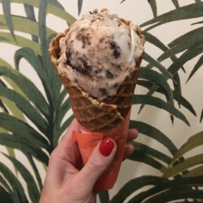 Gluten-free ice cream cone from Frankie and Jo's