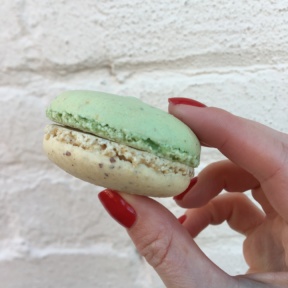 Gluten-free hazelnut macaron from Le Panier