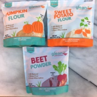 Pumpkin, sweet potato, and beet flour from Glean