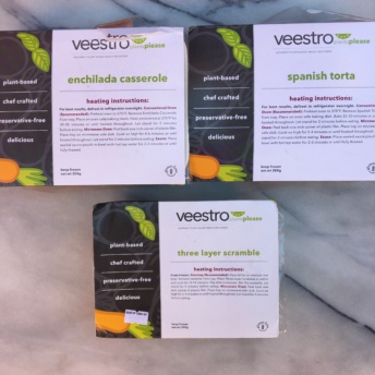 Gluten-free plant-based meals from Veestro