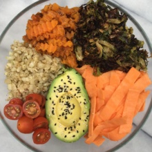 Gluten-free Vegetarian Cauliflower Rice Bowl