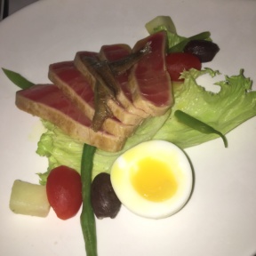 Gluten-free Nicoise salad from Le Jardinier