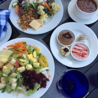Gluten-free salads and desserts from The Regency at Sandals