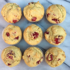 NineVegan Raspberry Muffins