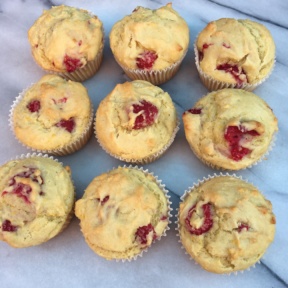 Gluten-free Vegan Raspberry Muffins