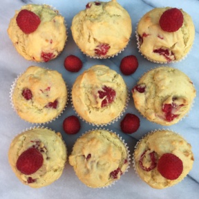 Dairy free Raspberry Muffins