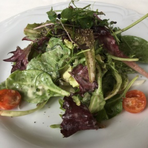 Gluten-free salad from Homestead Inn