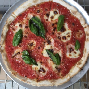 Gluten-free Margherita pizza from Bruno Pizza