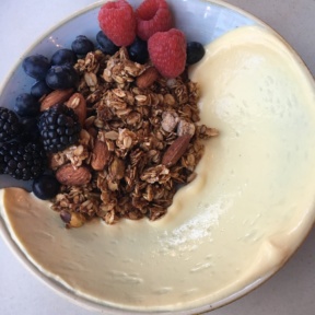 Gluten-free yogurt granola bowl from Two Hands