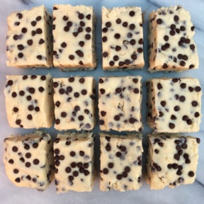 Gluten-free Chocolate Chip Fudge with collagen peptides