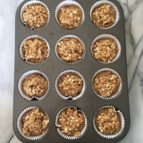 Cinnamon Streusel Muffins before baking them