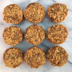 Dairy-free Cinnamon Streusel Muffins