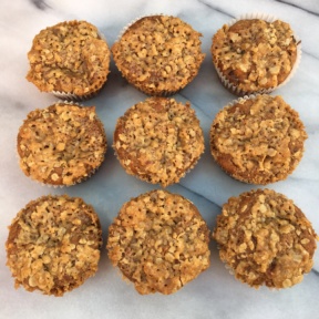Cinnamon Streusel Muffins with date paste