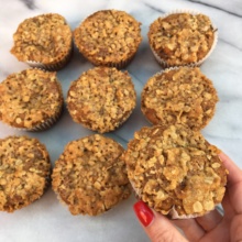 Gluten-free Cinnamon Streusel Muffins