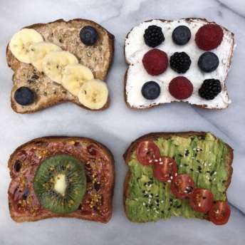 Gluten-free toasts with Canyon Bakehouse bread