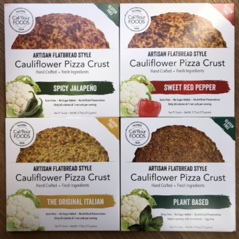 Gluten-free paleo pizza crusts by Califlour Foods