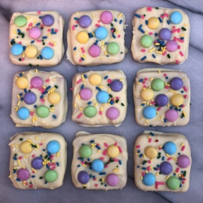 Easter Chocolate Bark with M&M's