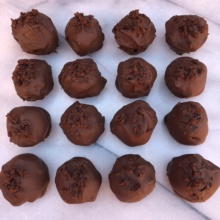 Brownie Truffles with Caulipower flour