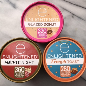 New gluten-free ice cream flavors by Enlightened