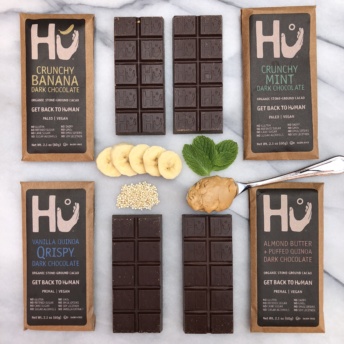 Gluten-free paleo chocolate by Hu Kitchen