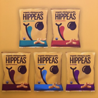 Gluten-free vegan chickpea puffs by Hippeas