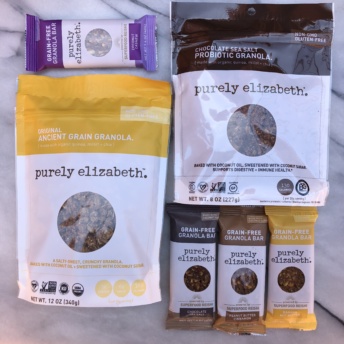 Gluten-free granola and bars by Purely Elizabeth