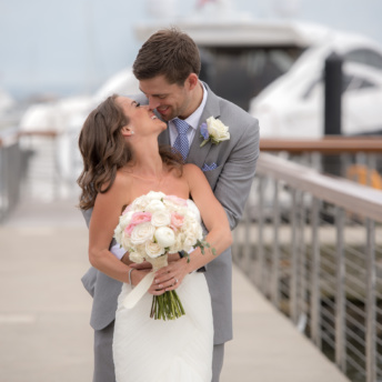 Jackie and Brendan at Wedding