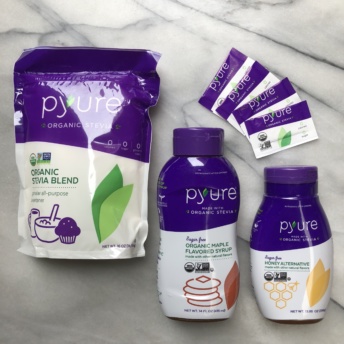 Gluten-free sugar-free products by Pyure