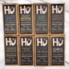 All eight flavors of gluten-free paleo chocolate from Hu Kitchen