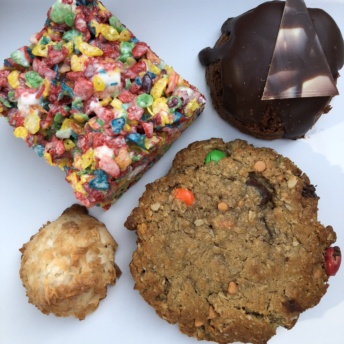 Gluten-free flourless baked goods at Flying Monkey Bakery