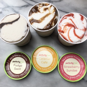 Gluten-free non-dairy frozen dessert pints by perfectlyfree