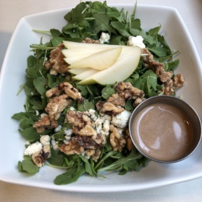 Gluten-free pear salad from Barra Rossa
