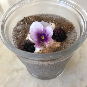 Chia seed pudding from Tocaya Organica