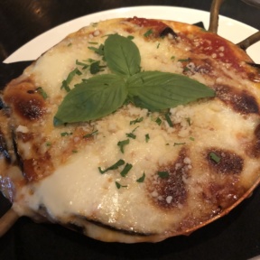 Gluten-free eggplant parmesan from RPM Italian