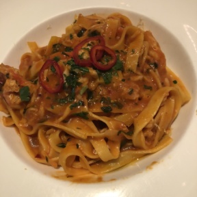 Gluten-free king crab pasta from RPM Italian