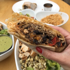 The guiltless burrito at Tocaya in LA