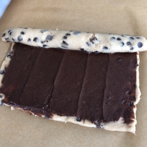 Making Brownie Swirl Cookies