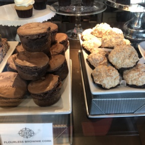 Gluten-free macaroons and brownies from Buzz Bakeshop