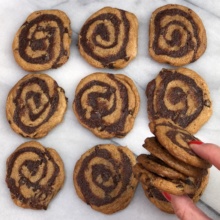 Gluten-free Brownie Swirl Cookies