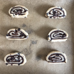 Cookie dough from Brownie Swirl Cookies