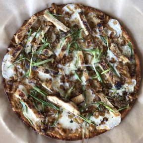 Cauliflower crust pizza from California Pizza Kitchen