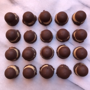 20 pieces of Chocolate Covered Cookie Dough