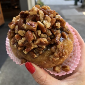 Gluten-free sticky bun from Petunia's Pies & Pastries