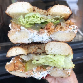 Gluten-free bagel from Black Seed Bagels