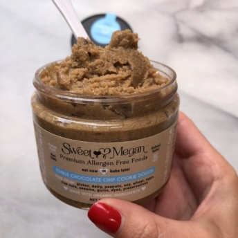 Gluten-free vegan cookie dough from Sweet Megan