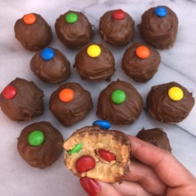 M&M Peanut Butter Truffles