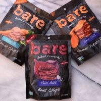 Beet, carrot, and sweet potato chips by Bare Snacks