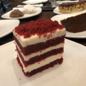 Red velvet cake from Senza Gluten Cafe & Bakery