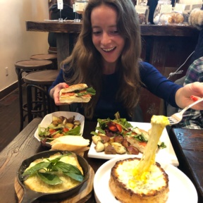 Jackie at Senza Gluten Cafe & Bakery in NYC