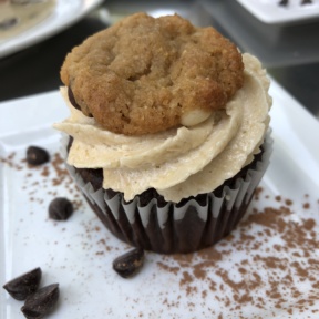 Gluten-free cookie monster babycake from Petunia's Pies & Pastries